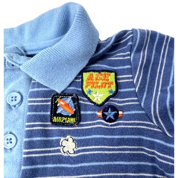 Baby Boy's - Bibbed Shorts & Shirt, Romper, Shorts & Body‎ Suit - Size 3-6 M - Picture 7 of 13